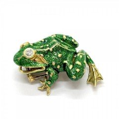 Брошь "Лягушка" фирмы VAN CLEEF